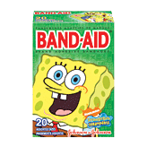 Band-Aid spongebob squarepants glow in the dark, sterile assorted sizes Full-Size Picture